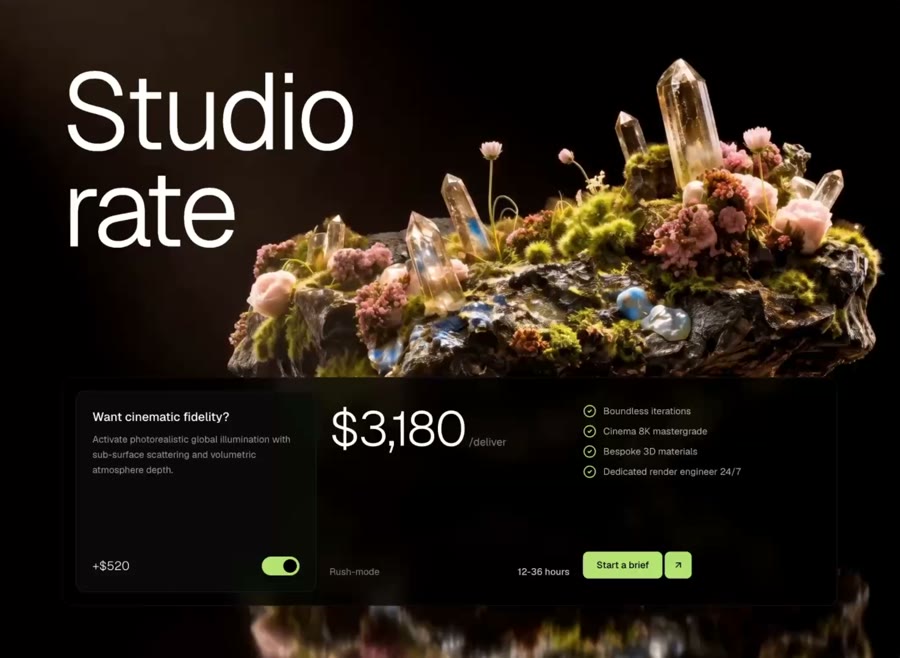 3D Studio Pricing