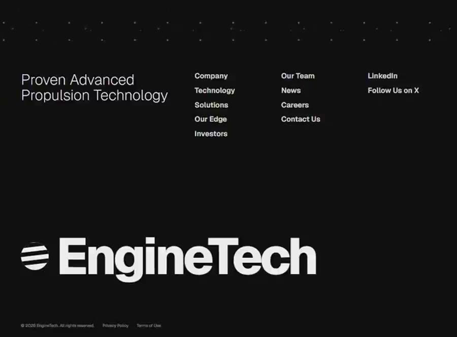 Stark Minimal Footer